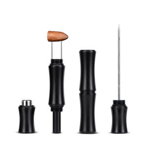 CIGARLOONG Outil à cigares 4 en 1, aiguille à cigares double taille, 1 pièce, accessoires <span class=keywords><strong>de</strong></span> perçage en <span class=keywords><strong>bambou</strong></span> multifonctionnels <span class=keywords><strong>de</strong></span> style classique - Product Image 1