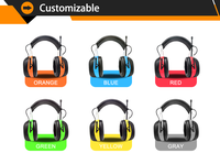 Casque d'ordinateur sans fil supra-auriculaire à réduction de bruit 5.0 avec microphone, ajustement personnalisé et moule privé - YUDU