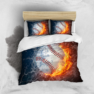 Hot Selling High Quality Summer 4 Pieces Set Fitted Polyester Fibre <strong>Football</strong> Bed Sheet - Product Image 4