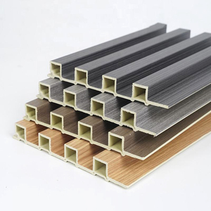 Revêtement décoratif moderne de luxe en panneaux de fibres de bambou gris pierre, imperméable et ignifuge, pour la vente au détail et l'habitation, design géométrique - Product Image 4