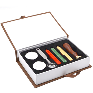 Tùy Chỉnh Logo Của Riêng Bạn Niêm Phong Wax Stamp Set 3D Kit Wax Seal Stamp - Product Image 2