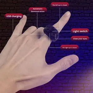 Maschera di Spider-Man in Plastica Esclusiva per il Commercio Transfrontaliero, Occhi Mobili, Lampeggiante Elettrico, Casco Luminoso da Supereroe per Cosplay Natalizio - Product Image 3