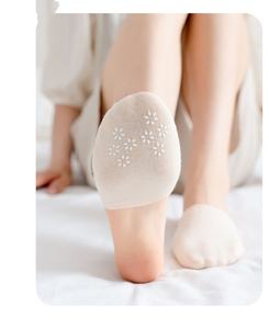 Wholesale Woman Socks Breathable Foot Toe Half Solid Color Summer Thin <b>No</b> <b>Show</b> Female Sox - Product Image 4