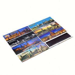 Aimant Souvenir Personnalisé en Fer Blanc avec Logo, Fourniture Directe Usine, Autocollant Magnétique Unique pour Réfrigérateur, Idéal pour Touristes Urbains - Product Image 4