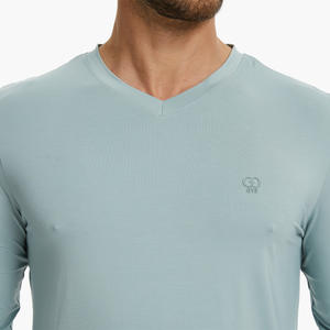 Custom Knitted Pyjamas Set 2 Pieces Long Sleeve Top and <b>Pants</b> Comfy Bamboo <b>Pajamas</b> <b>Men's</b> Clothing Manufacturer - Product Image 3