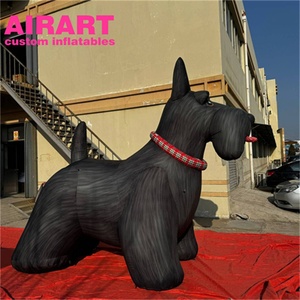 Mascotte de chien sur mesure, ballon gonflable de <span class=keywords><strong>terrier</strong></span> écossais, ballon gonflable de chien noir pour défilé - Product Image 4