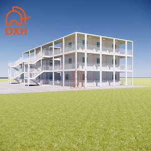 Casa Contenedor Prefabricada Desmontable Personalizada con Estructura de Acero y Paneles Sándwich para Biblioteca, Dormitorio, Oficina, Escuela, Aula - Product Image 3