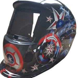 Casco de soldadura de cara completa automático <span class=keywords><strong>Digital</strong></span> de oscurecimiento automático con lente de sombra automática solar al por mayor protector facial de diseño abatible de plástico - Product Image 4