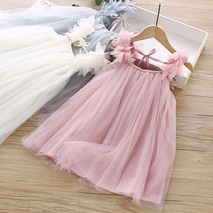Ropa de Verano al por Mayor para Niñas Estilo Americano, Vestido de Fiesta para Niñas con Diseño de Flores de Google - Product Image 3