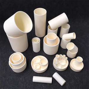 قالب بوتقة قارب الألومينا النقي العالي الصفاء لذوبان الذهب الفضة الألومنيوم - Product Image 2