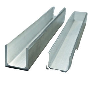 Profilé en <span class=keywords><strong>U</strong></span> en <span class=keywords><strong>aluminium</strong></span> anodisé pour la protection des bords et les applications de finition - Product Image 1