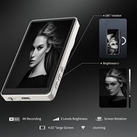 Moniteur d'Enregistrement sans Fil Magnétique 1080P pour Téléphone, Écran de Caméra Arrière pour Vlog Selfie en Direct, Compatible iOS Android