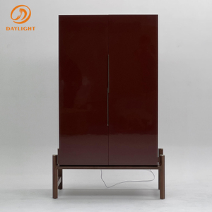 Armoire à vin moderne de luxe en acier inoxydable, casier multifonctionnel rouge pour la cuisine, marque Daylight, Vin-wc005 - Product Image 3