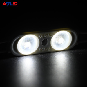 Módulo LED Blanco Cálido CE de 12V para Señalización Interior, Módulo LED Blanco de Inyección 2835 Impermeable, Módulo LED de 2 Luces para Letras, 0.96W - Product Image 2