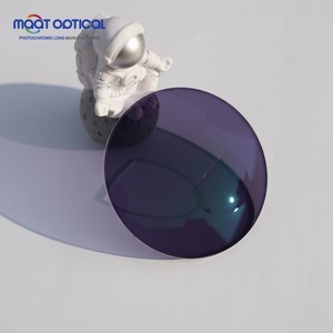 1.56 <span class=keywords><strong>Photo</strong></span> Fast Gris foncé Bifocal Flat Top Transition Lenses Lunettes photochromiques - Product Image 3