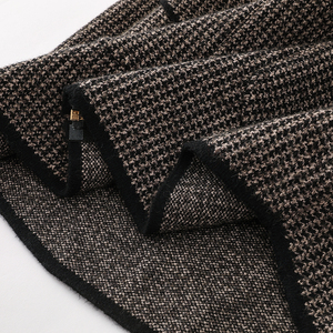 Áo khoác len cashmere dệt kim thiết kế riêng cho nữ, tay dài, mùa đông, có khóa kéo, có túi - Product Image 4