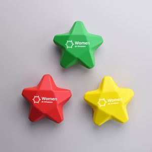 Custom PU Star Shape Stress Relief Foam Ball Custom Logo Promotional Squeeze Foam Toy Stress Relief Gift for Office, School - Product Image 5