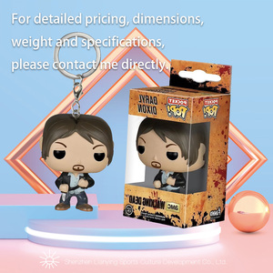 Mô hình nhân vật hoạt hình phim điện ảnh bán chạy <span class=keywords><strong>Daryl</strong></span> <span class=keywords><strong>Dixon</strong></span> Negan PVC, móc khóa đồ chơi có hộp, mô hình anime để sưu tầm - Product Image 2