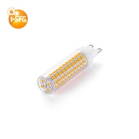 Ampoule LED G9 7W de haute qualité pour usage résidentiel, sans scintillement, CRI80, dimmable, face en céramique+PC, angle de faisceau 360°, garantie 2 ans