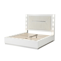 Meubles de chambre à coucher de haute qualité Ensembles de chambre à coucher de lit de luxe moderne pour la maison Lit double