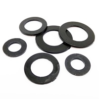 M 1.5 M2 M 2.5 M3 M4 M5 M6 M8 M10 M12 Thickness 1mm White Black Plane Spacer Flat Insulation Gasket Ring Plastic Nylon Washer