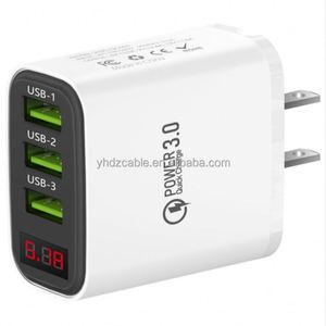 3USB LED Multi Port Fast Charging Head 5V3A QC3.0 Android Mobile Phone Charging Block EU UK USA <b>PLUG</b> - Product Image 5