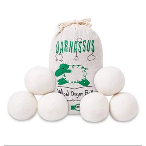 Boules de laine réutilisables, 6xl pack, 4,5 pièces, autocollants et feuilles de sèche-tissu, remplacement des rides et de protection statique, non parfumées - Product Image 4