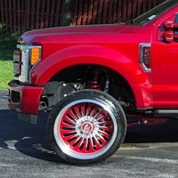 Rines Forjados Personalizados de 20, 22, 24, 26, 28 y 30 Pulgadas, 6x139.7, 8x170, 8x180, Diseño Cóncavo, Pulidos, de Aleación de Aluminio, para F150 y F350