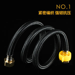 Tuyau tressé en nylon 1/2 pouce, flexible, pour l'alimentation en eau des toilettes, des robinets et des chauffe-eau - Product Image 4