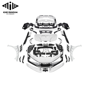 Kit carrosserie complet en fibre de carbone SF90XX, moulé en autoclave, avec lèvre avant Spider, finition brillante/mate, pour <span class=keywords><strong>Ferrari</strong></span> SF90 - Product Image 6