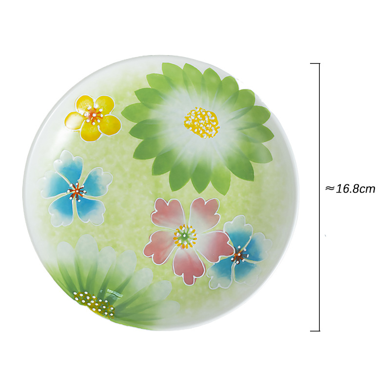 Assiette Dishpoint-amour de fleurs/fruits vert