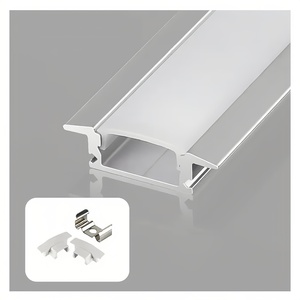 Profil aluminium tersembunyi saluran Aluminium <span class=keywords><strong>Led</strong></span> kualitas tinggi untuk lampu Strip <span class=keywords><strong>Led</strong></span>
