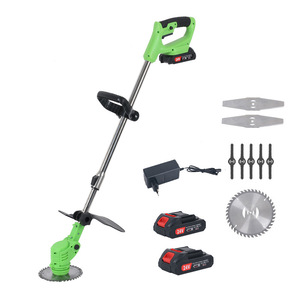 Outil de jardinage de qualité industrielle, débroussailleuse électrique sans fil <span class=keywords><strong>rechargeable</strong></span> à batterie lithium, moteur à balais, 3.0Ah - Product Image 3