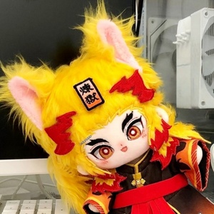 Muñecas de algodón personalizadas disponibles. Muñeco de Algodón de 20 cm de Rengoku Kyojuro de <span class=keywords><strong>Demon</strong></span> Slayer: Kimetsu No Yaiba. - Product Image 3