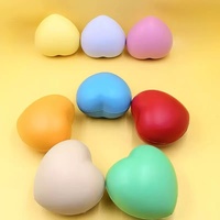 Jouets Squishy Cœur Multicolores en Mousse PU à Remontée Lente pour la Saint-Valentin, Cadeaux Promotionnels de Fête, Jouets Fidget Squishy Cœur en Gros