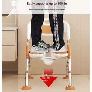Hot Selling Assist Bathroom Portable Shower Stool Chairs for Elderly - Product Image 4