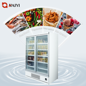 Réfrigérateur commercial vertical avec vitrine, congélateur 3 portes, réfrigérateur-congélateur vertical pour supermarché, <span class=keywords><strong>porte</strong></span> en verre pour crème glacée - Product Image 5