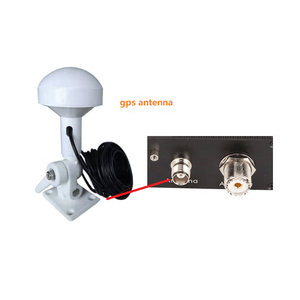 Antenne GPS/GNSS/Galileo à gain élevé pour applications marines et extérieures 1575±5MHz avec câble RG58 de 10m et connecteur SMA mâle - Product Image 1