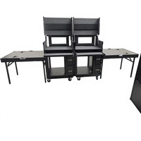 Goodcase – Table de travail DJ professionnelle personnalisée avec étui de transport en aluminium durable et support OEM pour la diffusion