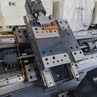 Tour à métaux CNC à mandrin hydraulique de 12 pouces TCK80D, tour CNC à 5 axes, tour à métaux CNC à banc incliné de 2 mètres