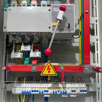 Gabinete de Distribución Eléctrica de Acero para Bomberos, IP54, Gabinete de Distribución de Baja Tensión, 380V/220V, 50kA de Capacidad de Interrupción, Monitoreo en Tiempo Real para
