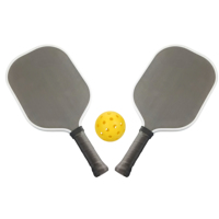 Raquette de pickleball professionnelle T700 en fibre de carbone brute à texture rugueuse pour un spin maximal, poignée longue, distributeur en gros