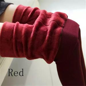 Leggings da donna all'interno di Leggings caldi in pelliccia spessa pantaloni invernali in <span class=keywords><strong>pile</strong></span> da donna Leggings in velluto R1891 - Product Image 5