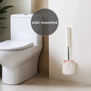 HOLAMOPA Ensemble de porte-brosse de toilette encastré avec bol pour le nettoyage de la salle de bain et l'utilisation au restaurant - Product Image 6