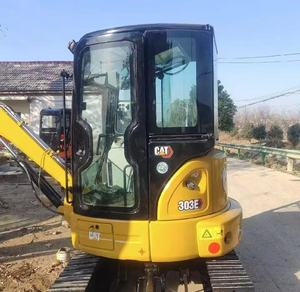 Miniexcavadora de cadenas usada CAT 303CR |   Maquinaria Hidráulica Japonesa de 3t para Construcción con Accesorio de Pulgar - Product Image 4