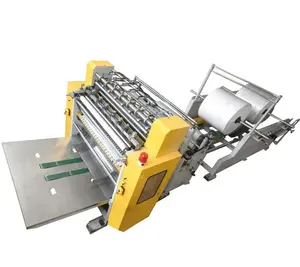 Hochwertige vollautomatische V- und N-faltbare gegenseitig faltende Gesichtstuchpapiermaschine