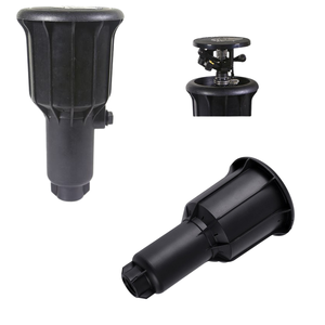 3/4 inç siyah 360 derece dönen plastik Pop up çim sulama yağmurlama bahçe sulama yağmurlama - Product Image 4