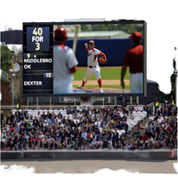 Pantalla LED para Exteriores XOB YS5, 4K HDR10+, 7000cd, Legible Bajo la Luz Solar, IP65 Impermeable, para Estadios Deportivos, Canchas de Fútbol y Baloncesto