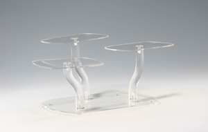 แท่นวางโชว์อะคริลิคใสแบบกำหนดเองสำหรับกำไลข้อมือ นาฬิกา แหวน หมวก ชุด 3 ชิ้น สำหรับร้านขายเครื่องประดับและนาฬิกา - Product Image 6