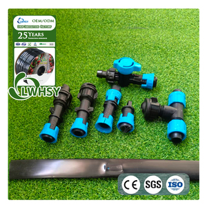 Conector de Cinta de Riego por Goteo de Nuevo Diseño a Precio de Fábrica, Válvula de Cinta de Goteo, Codo y Tapón para Sistema de Riego por Goteo de 1 Hectárea - Product Image 2